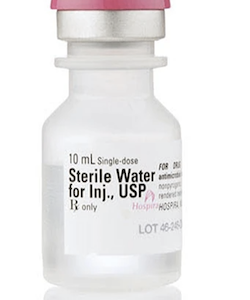 Sterile Water for Injection 10ml